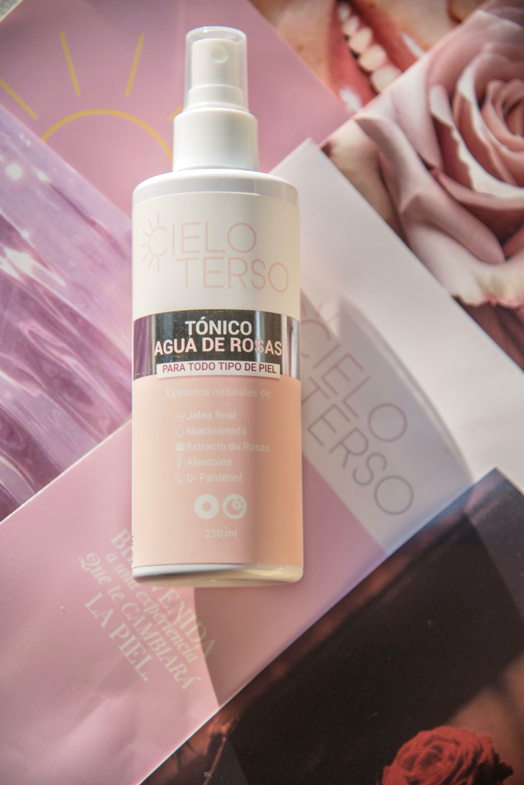 Tonico facial Agua de rosas
